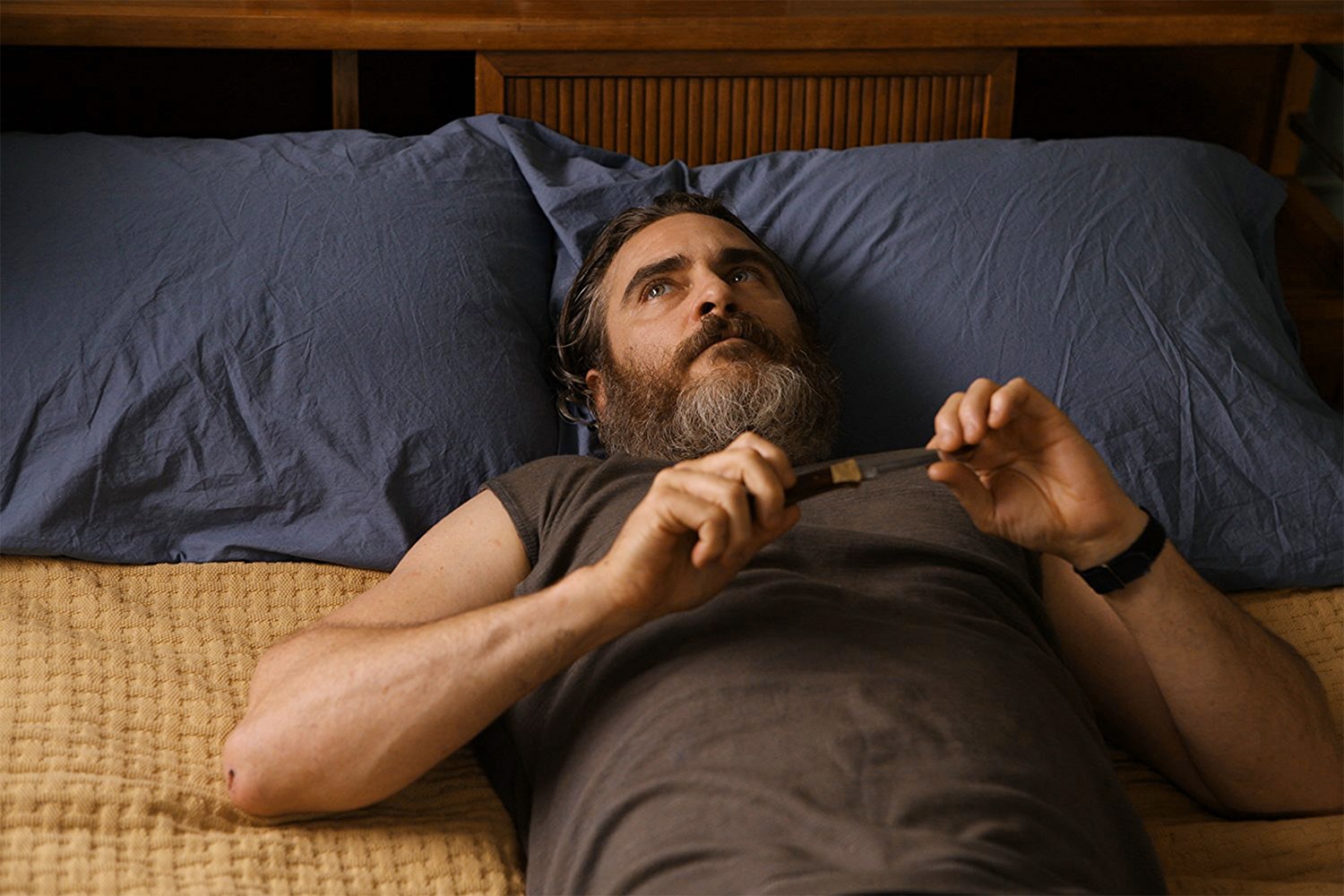 joaquin phoenix in You Were Never Really Here