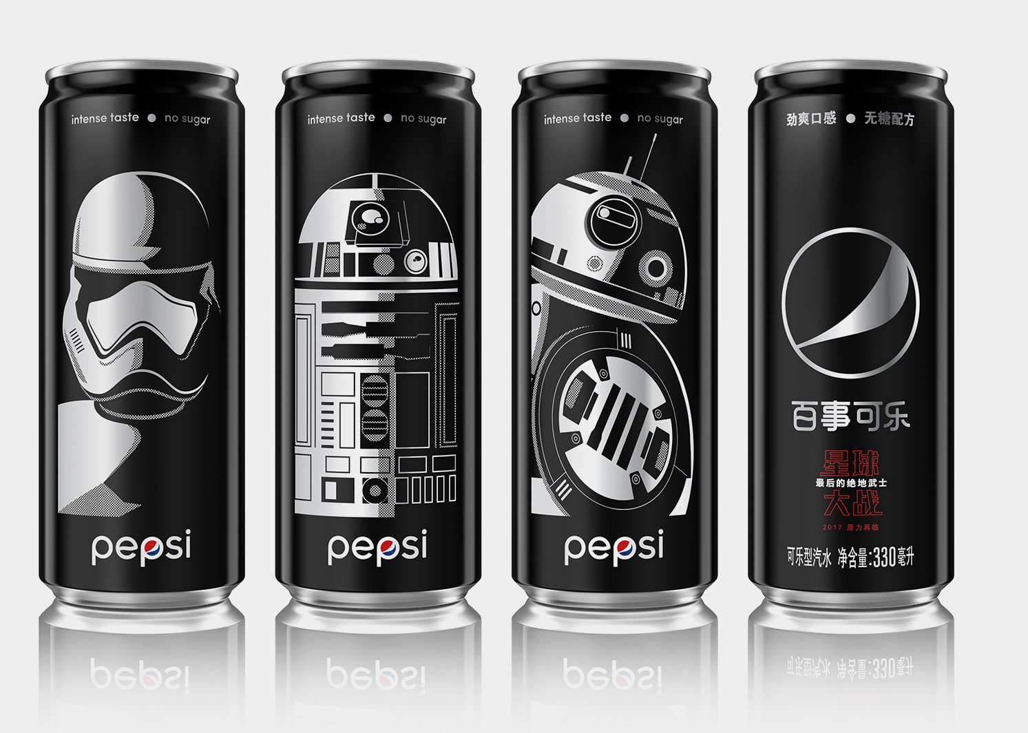 Pepsi Black x Star Wars LTO China Brand Packaging by PepsiCo Design and Innovation, adesignawards