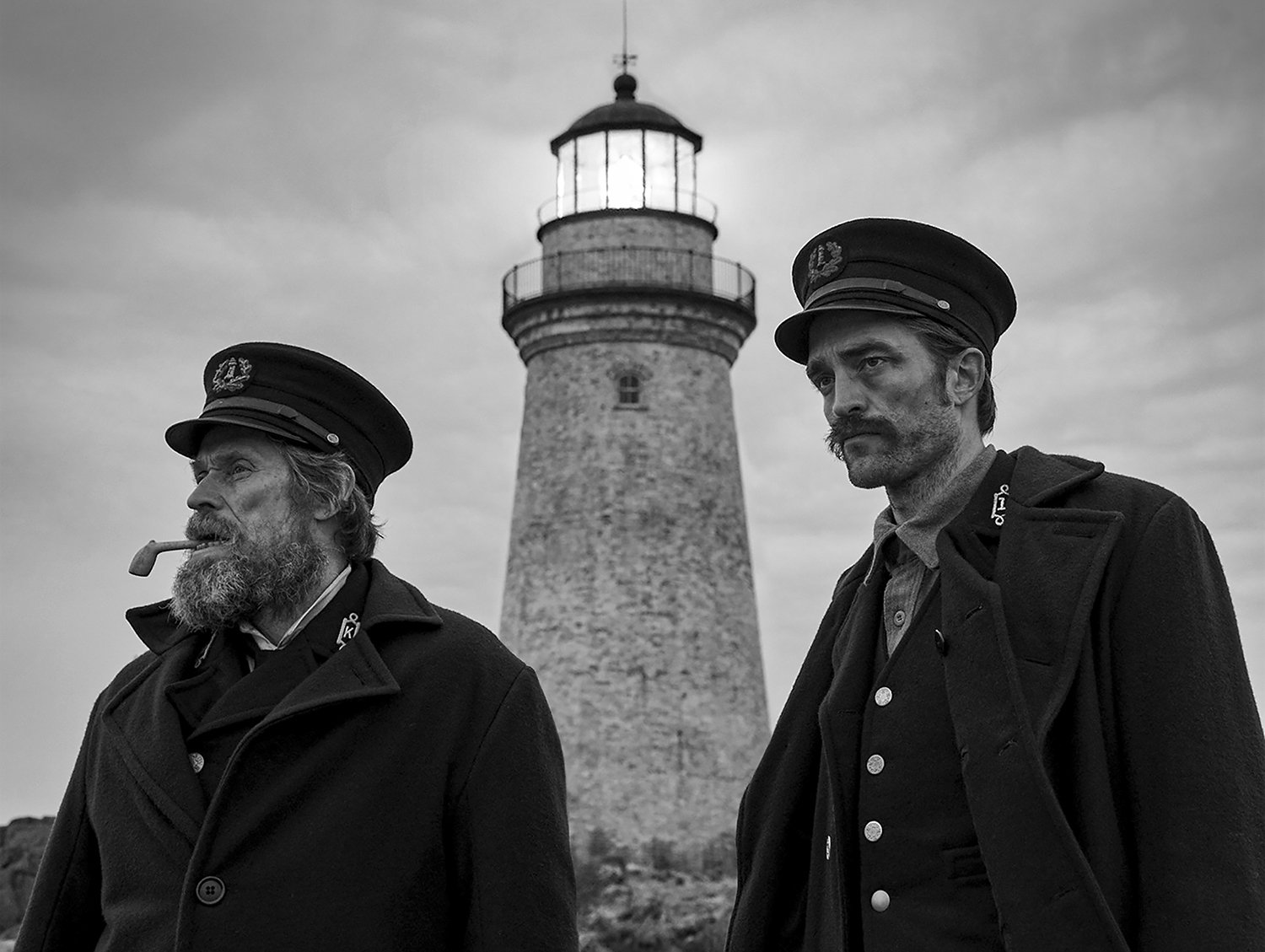 willianm defoe and robert pattison, The Lighthouse movie