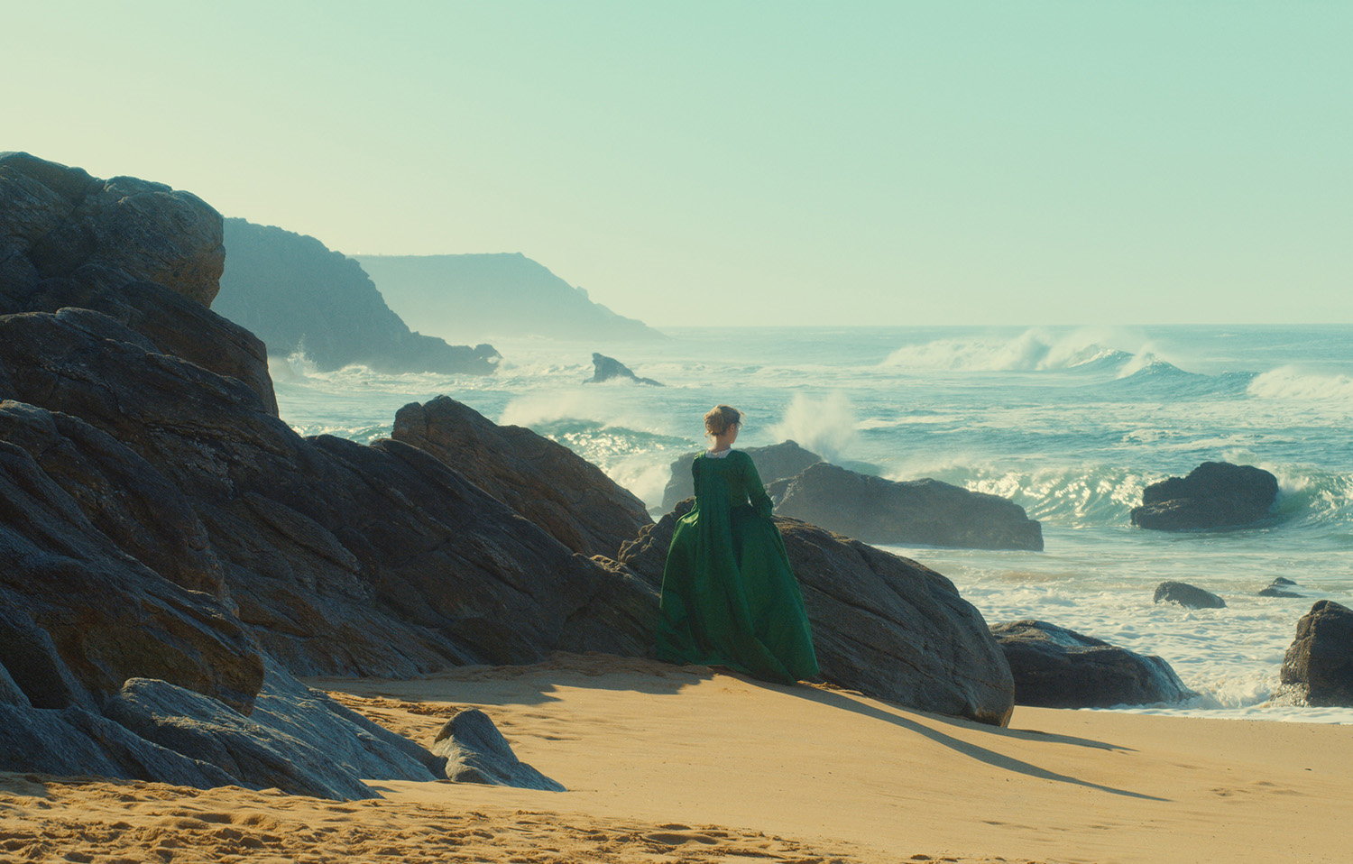 woman at beach, Portrait of a Lady on Fire