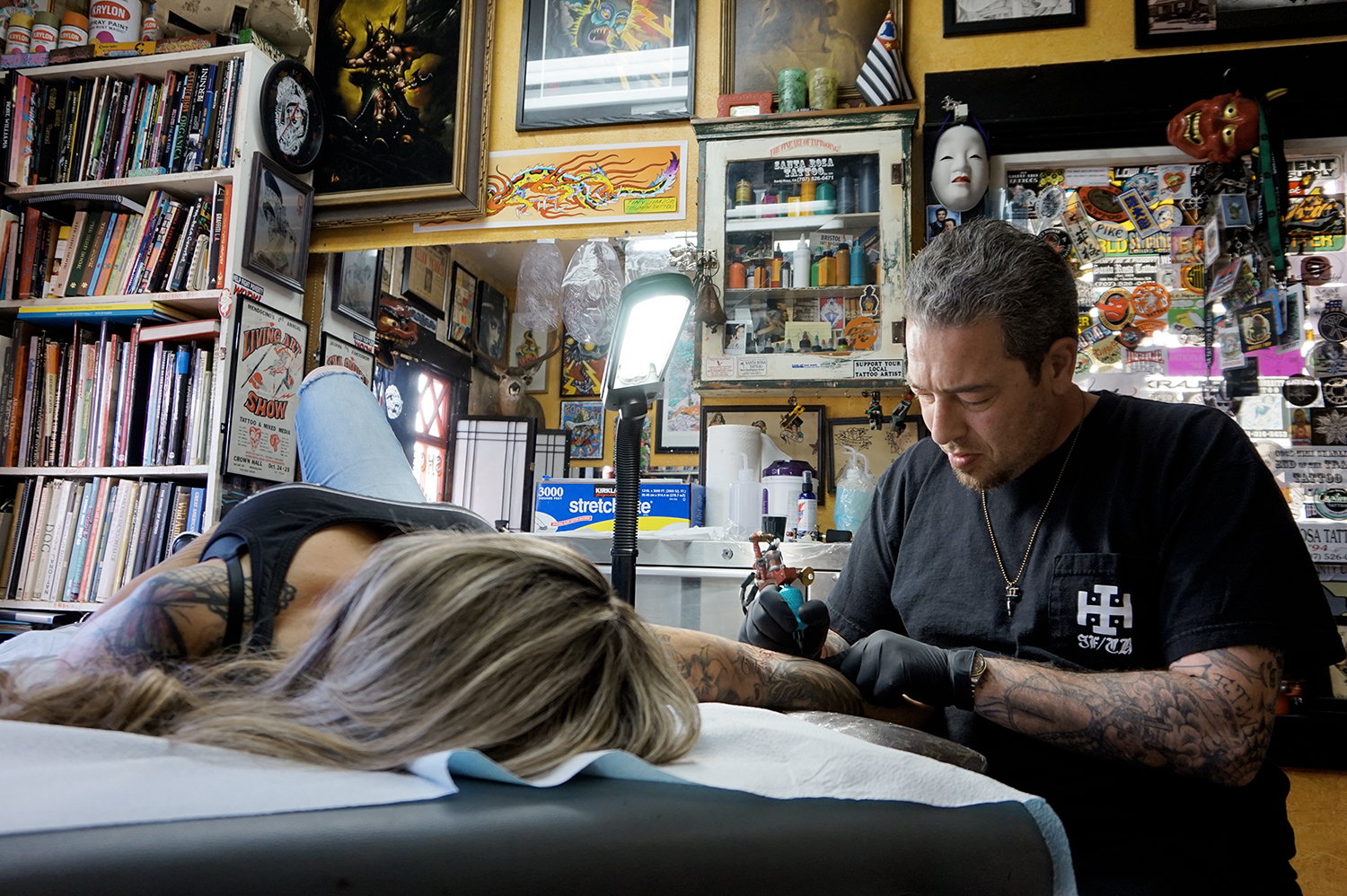 Daat Kraus tattooist, santa rosa studio