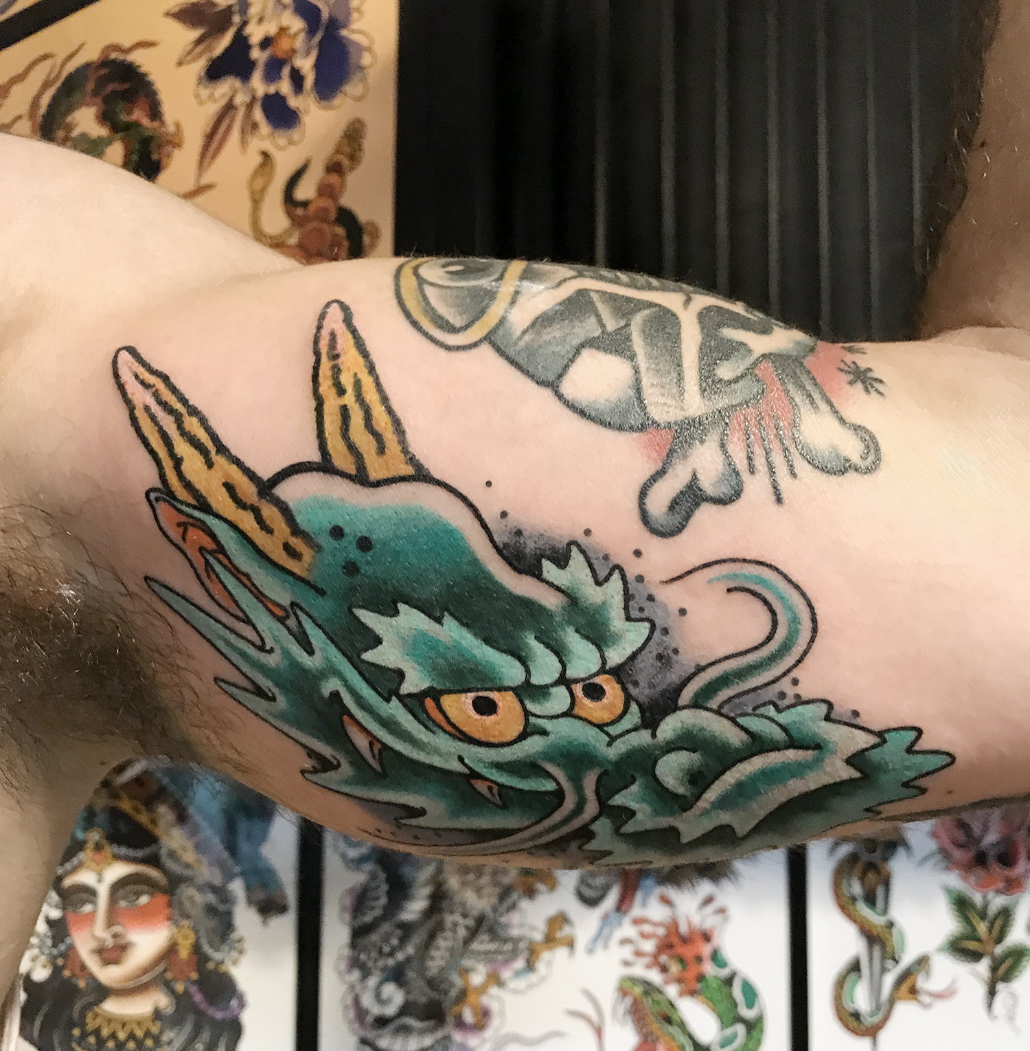 Dragon tattoo, japanese style by max may