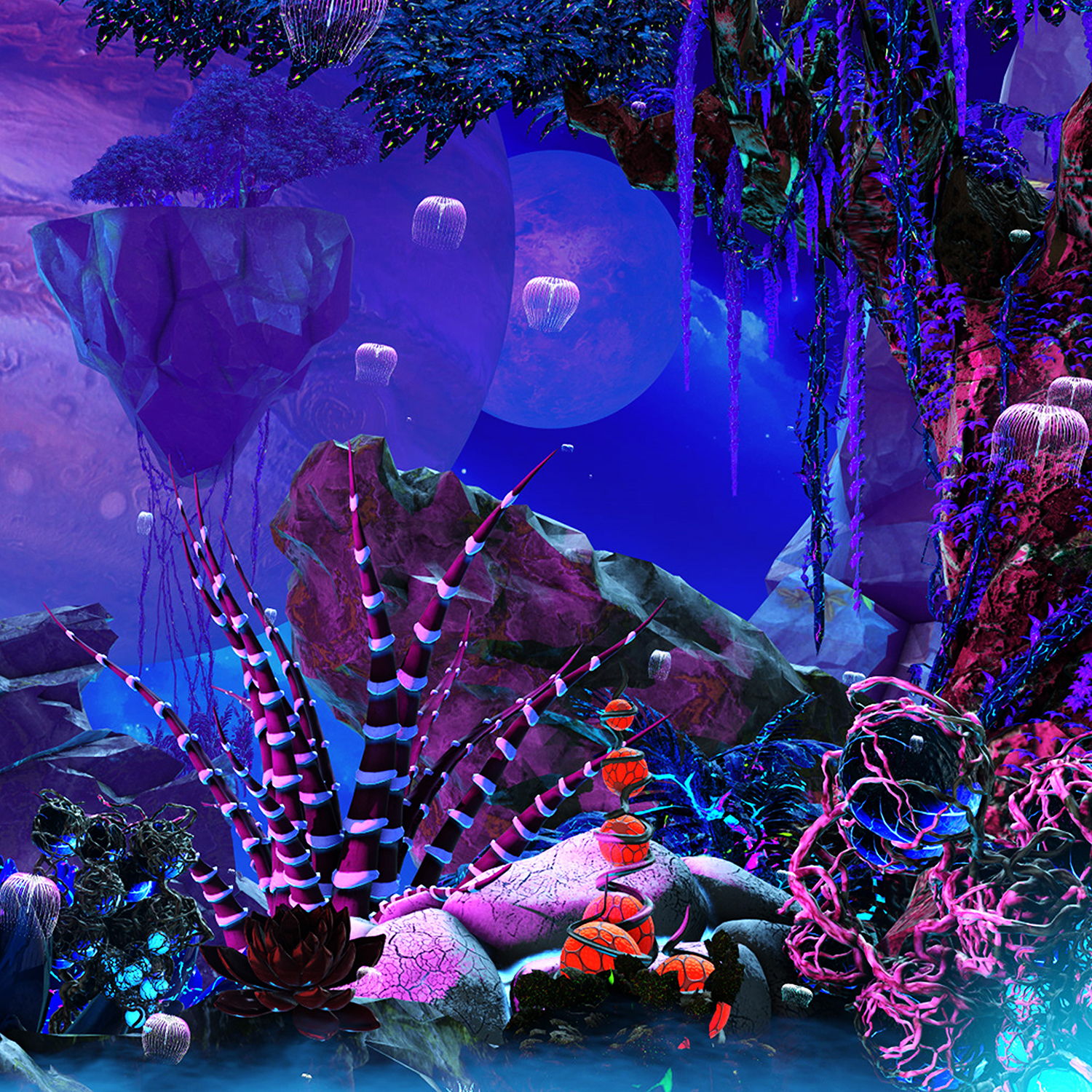 aquarium like, Three Planets by ERIK ISLAMOV