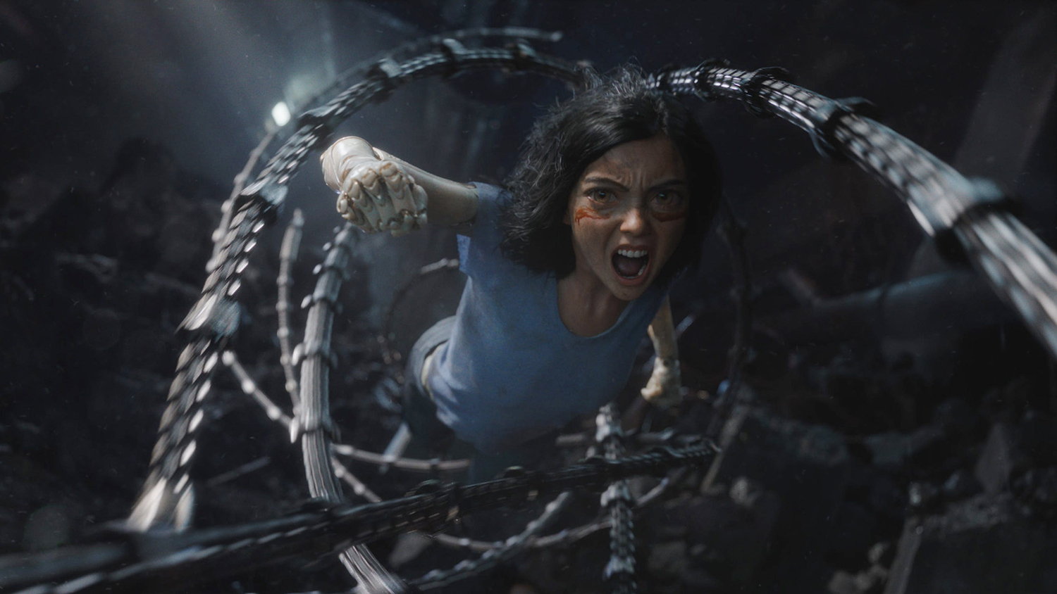 alita battle angel film still, best movie so far