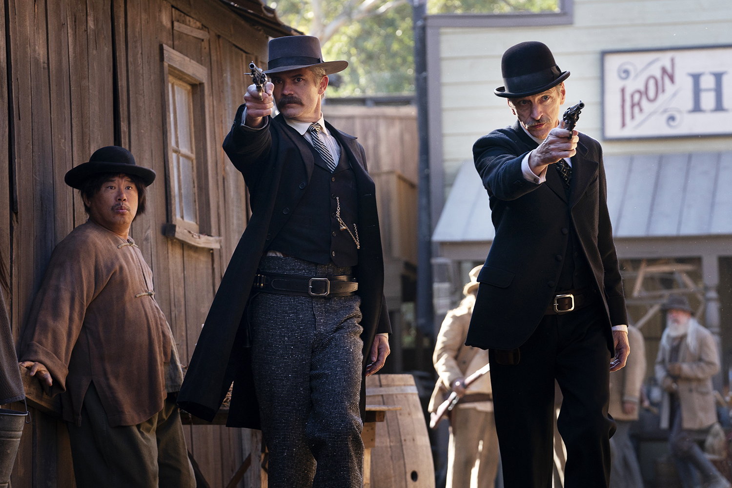 western, cowboys in Deadwood movie