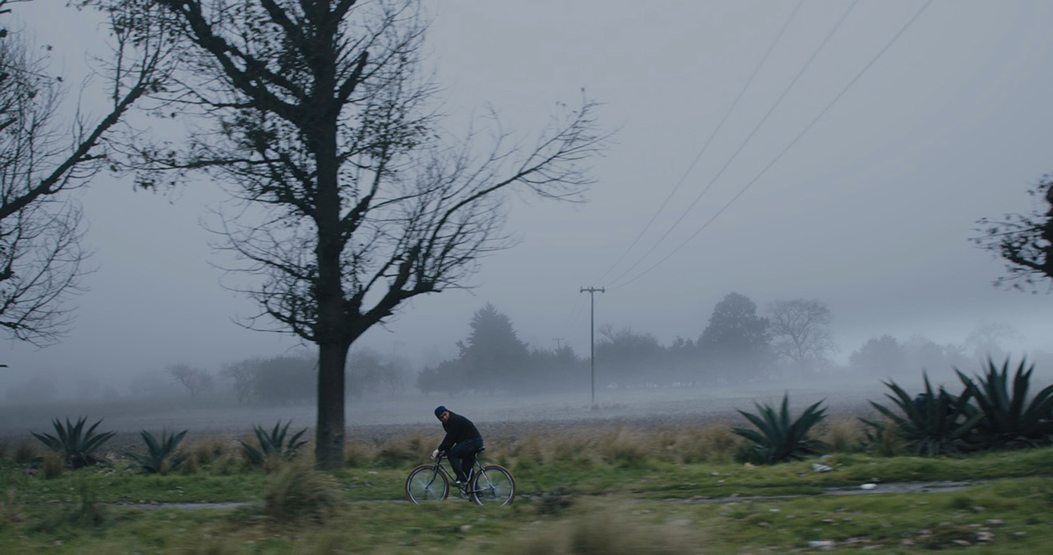 foggy day, landscape scene in tempestad movie