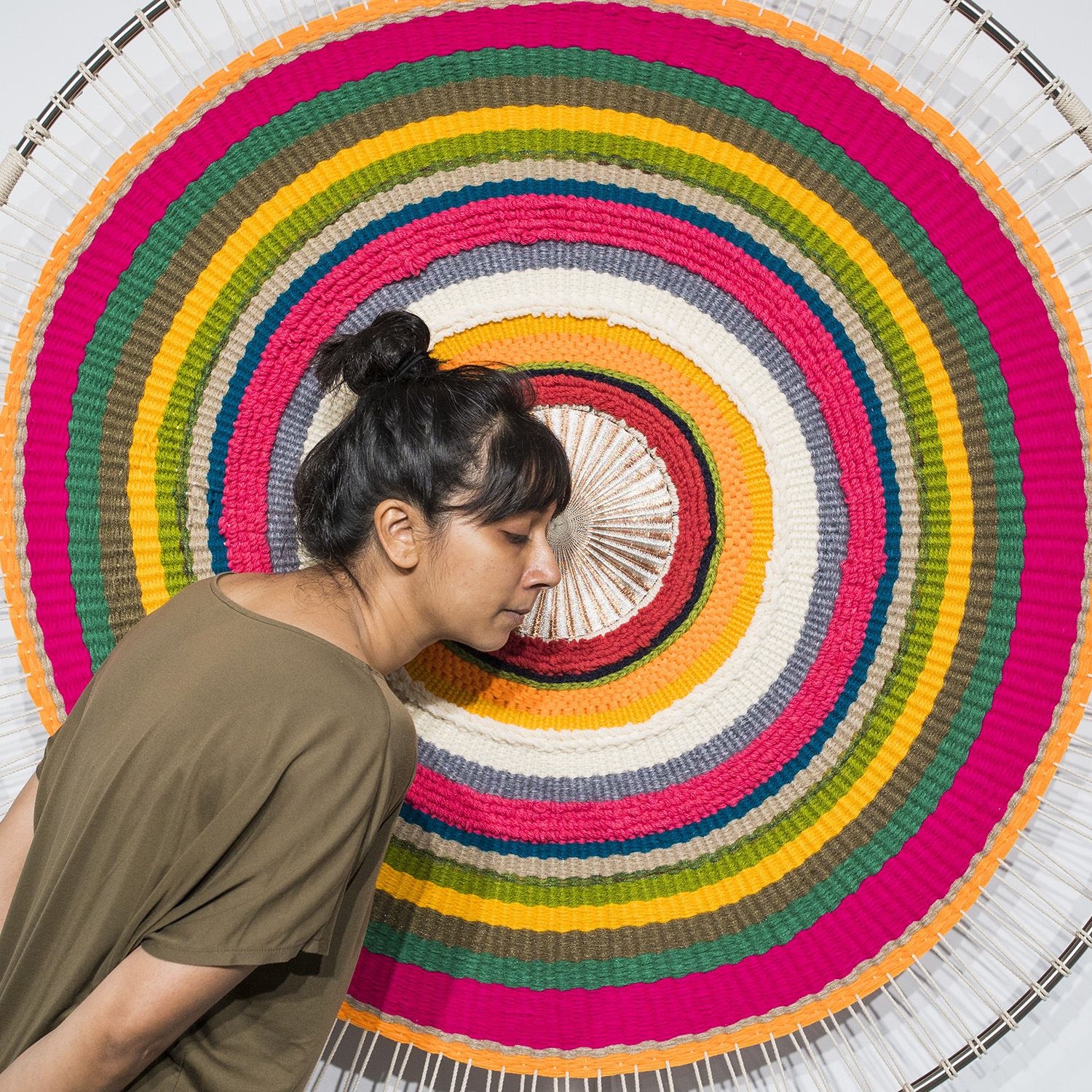 Sound Circles Taiwan Sonic Textile Installation by Hyojin Yoo and Nupur Mathur