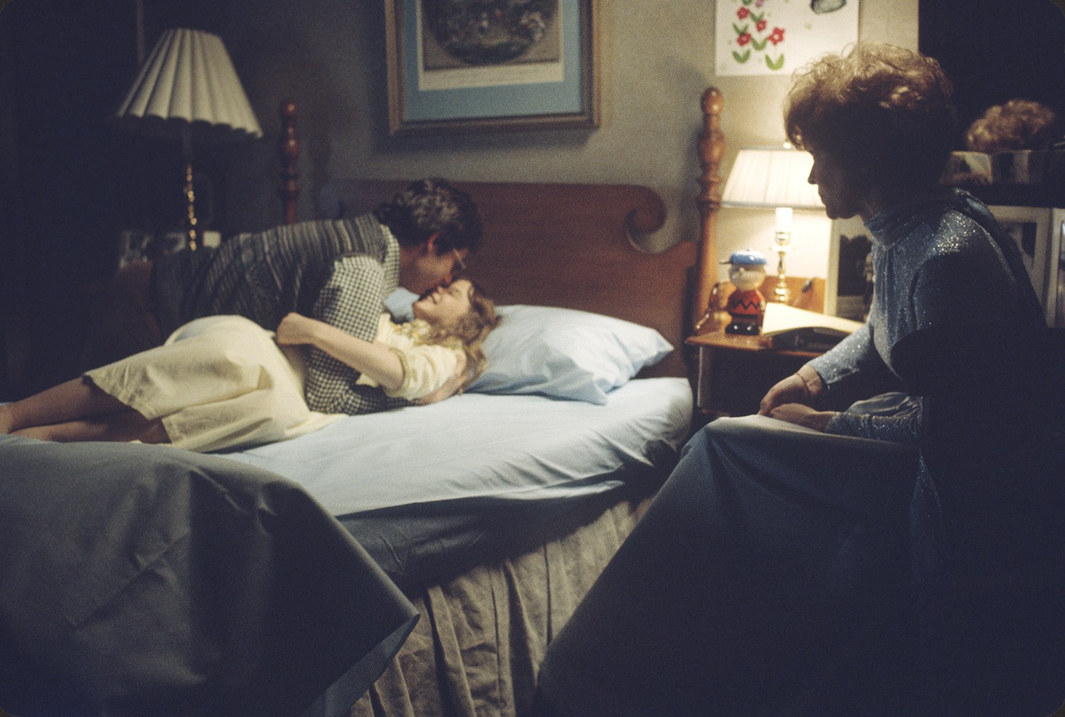 bed scene, leap of faith movie