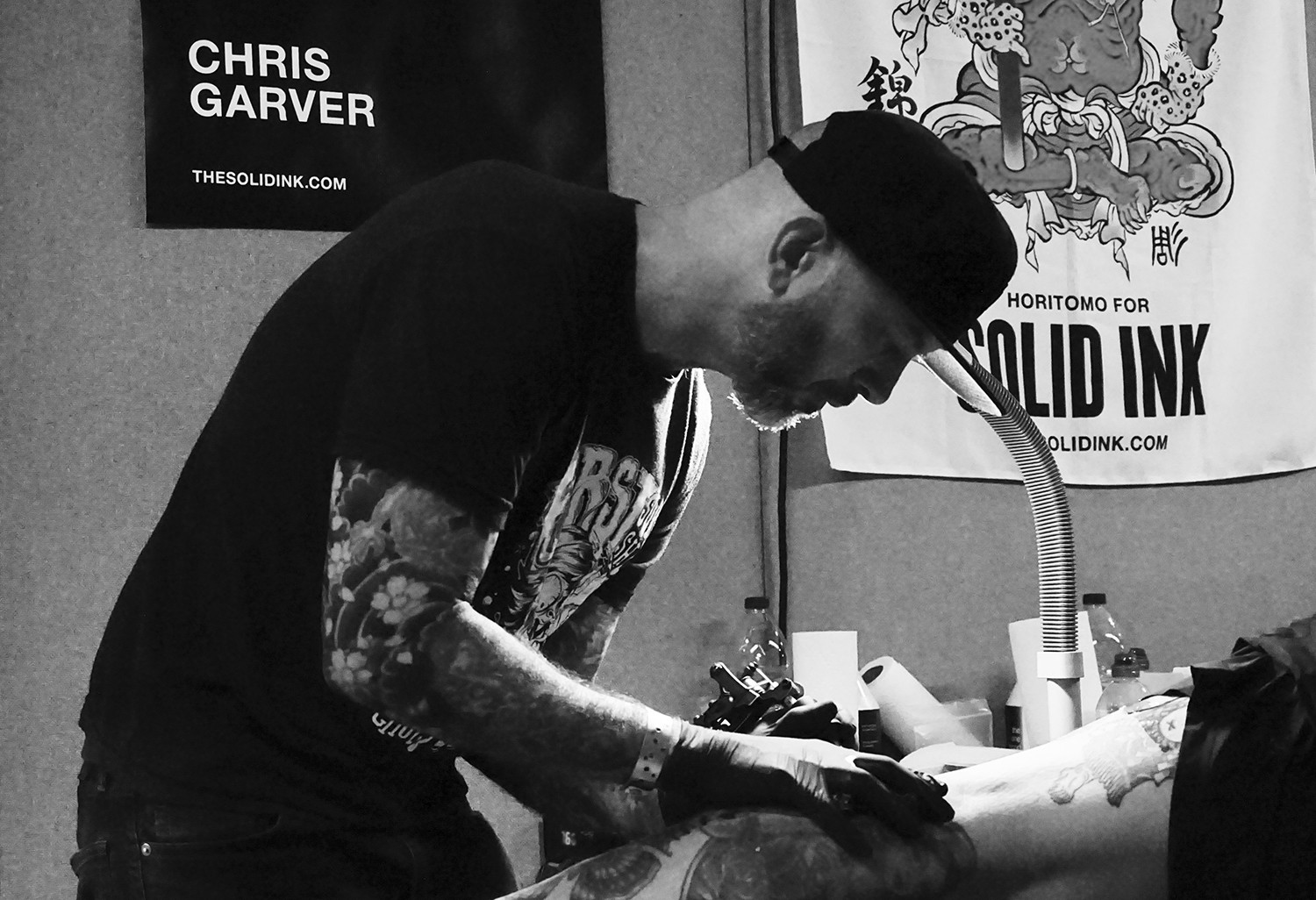 Chris Garver at London Tattoo Convention, Photo © Scene360