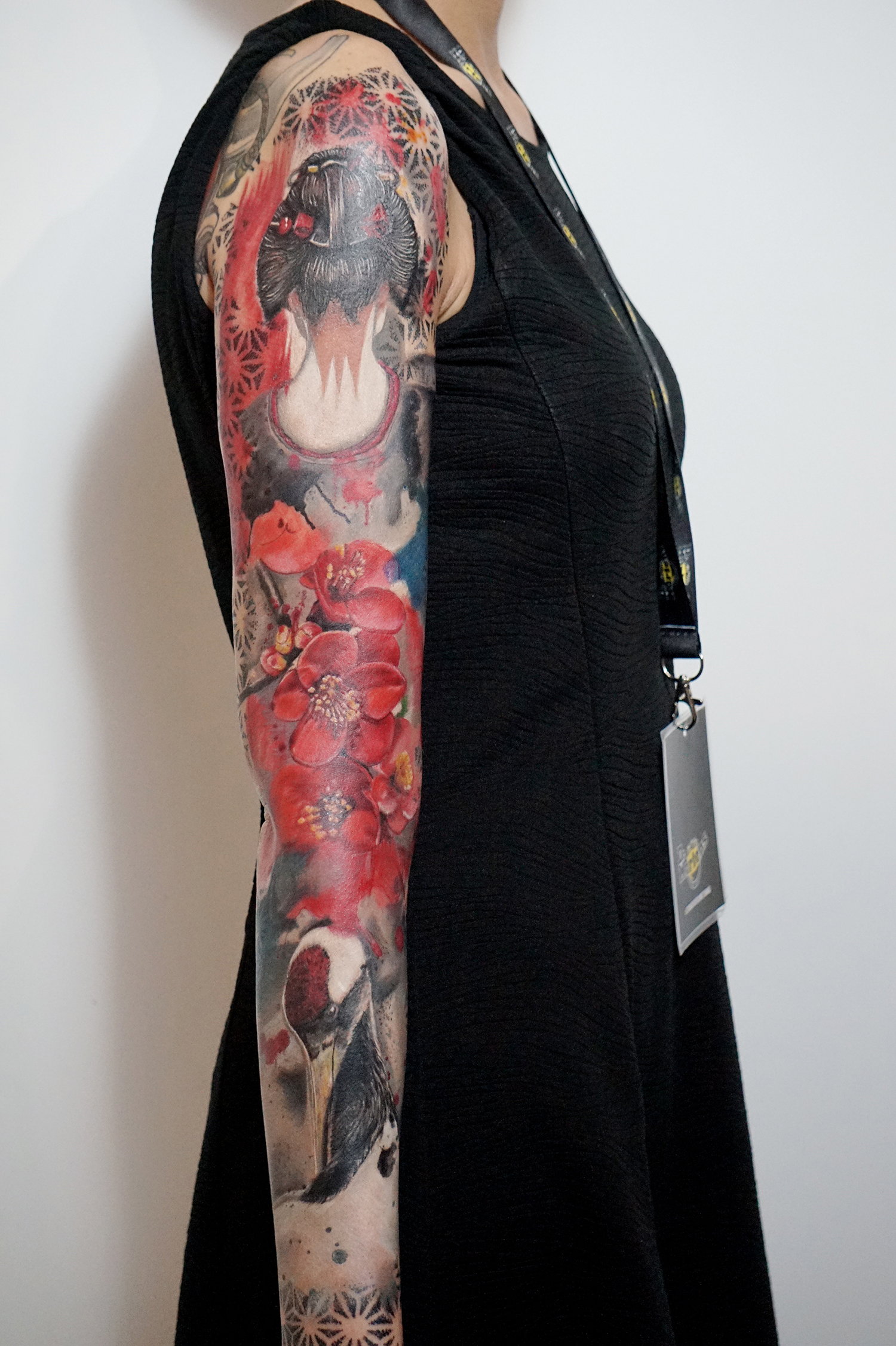 Andy Kemp’s completed work at the Lisbon Tattoo Rock Fest 2019