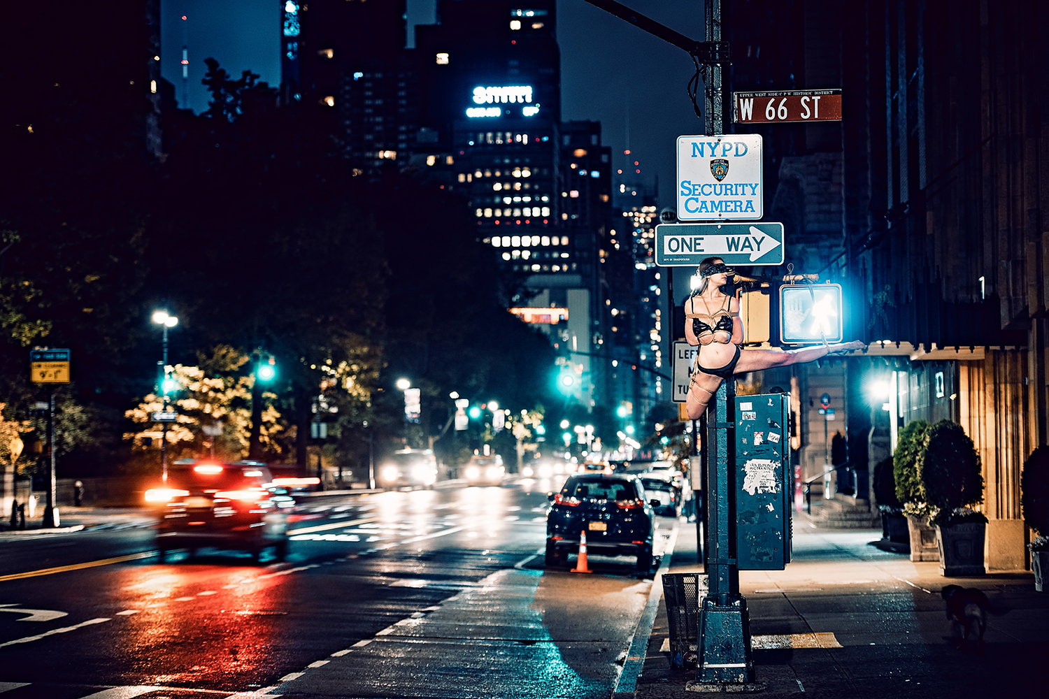 downtown nyc, shibari erotic photography