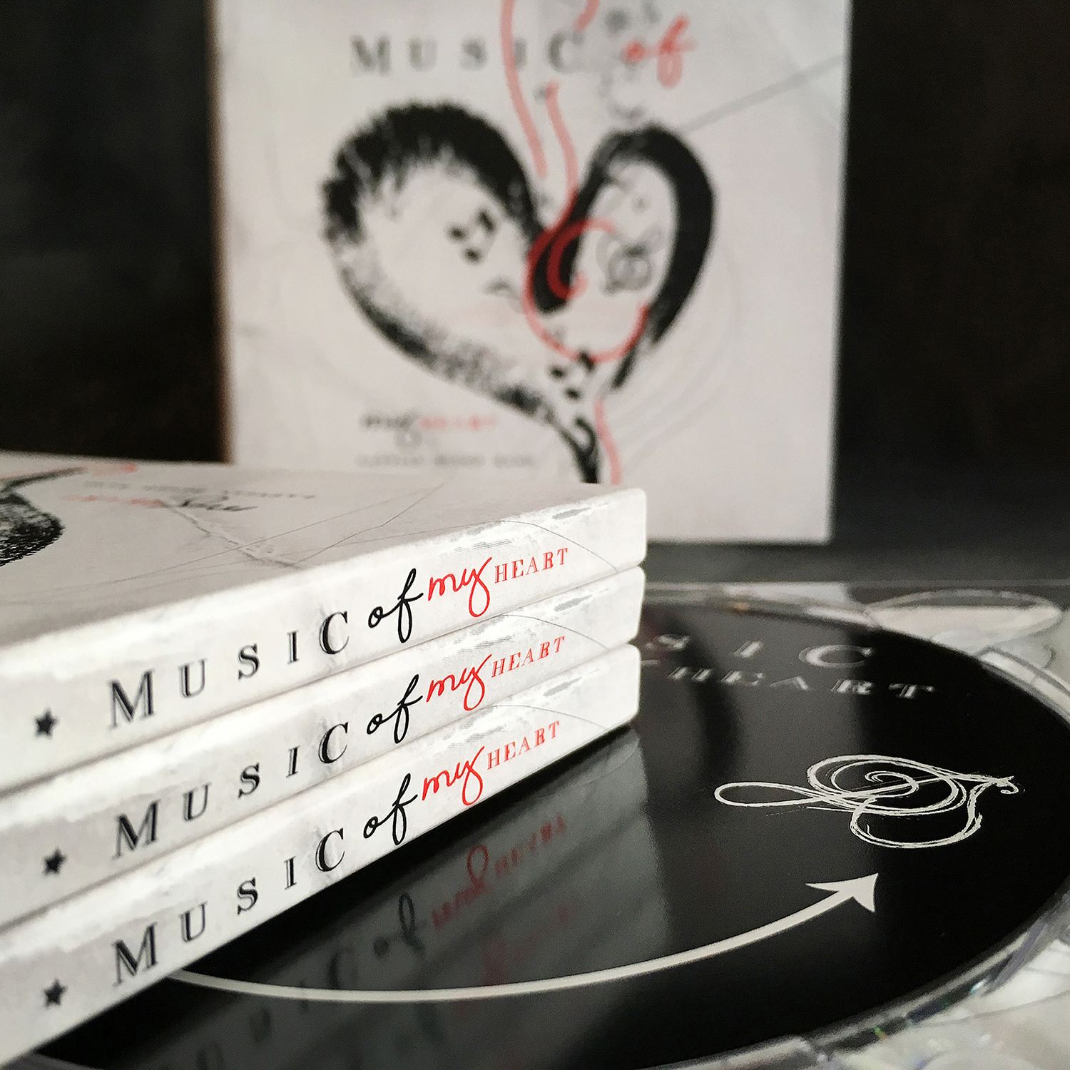 CD Album Design Musique CD Packaging par Inga Jurane, disque et livres