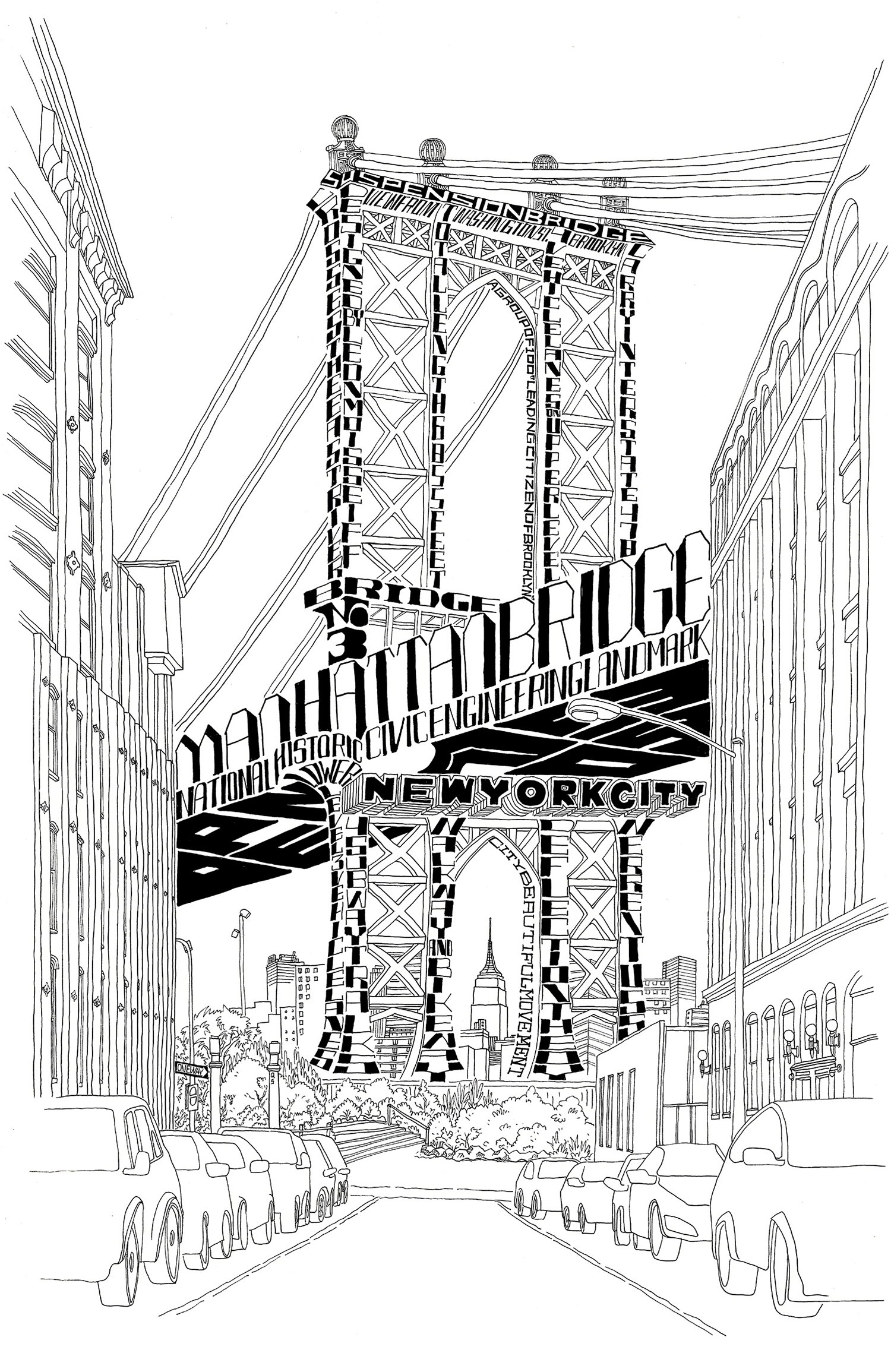 Architype New York Poster/Print by Qian Sun