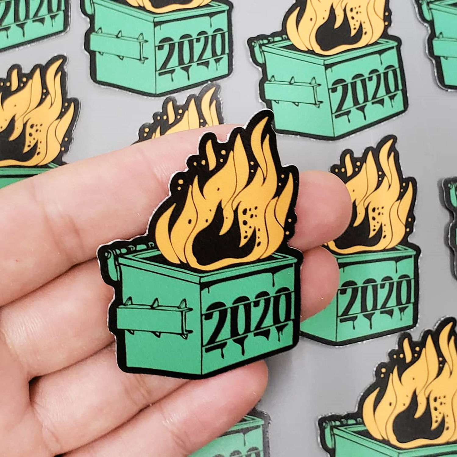 2020 fire sticker, cool