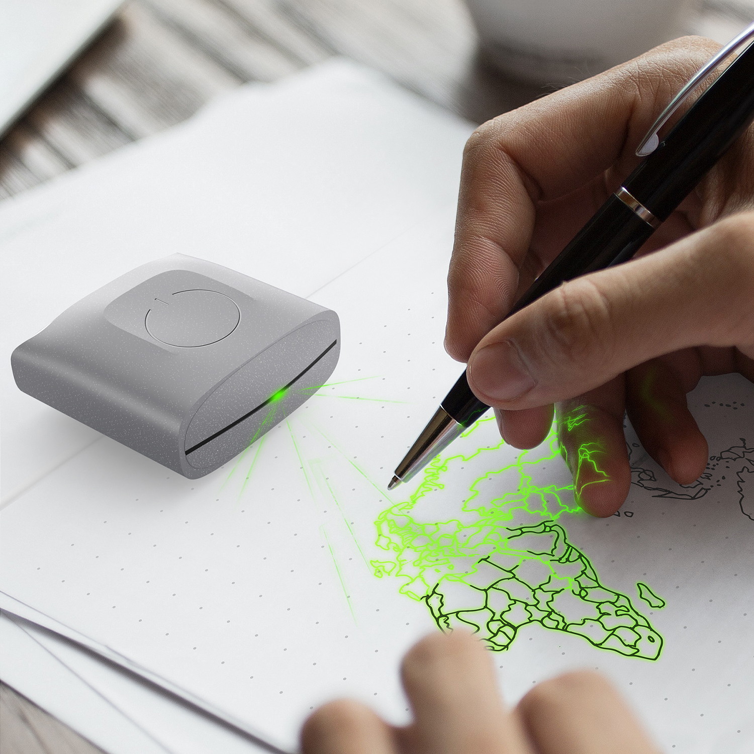 Doodlight Bullet Journal Laser Projector by Mohamad Montazeri, technology, drawing, adesignawards