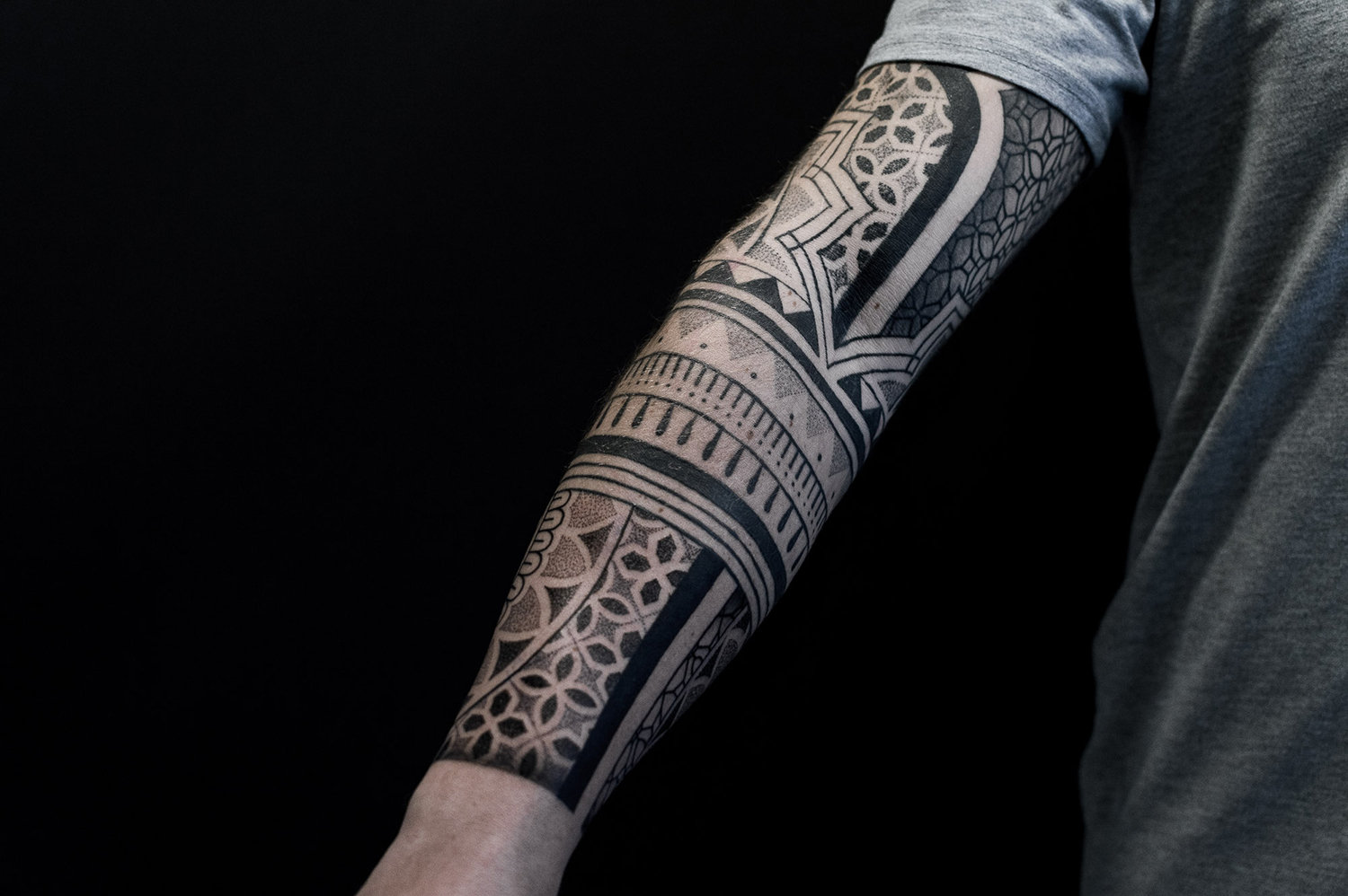 SAVI Full Arm Tattoo Full Sleeve Arm Tattoo For Men Mandala Art  Ancient Tribal Totem For Girls Women Temporary Tattoo Sticker Size  48x17CM  Amazonin Beauty