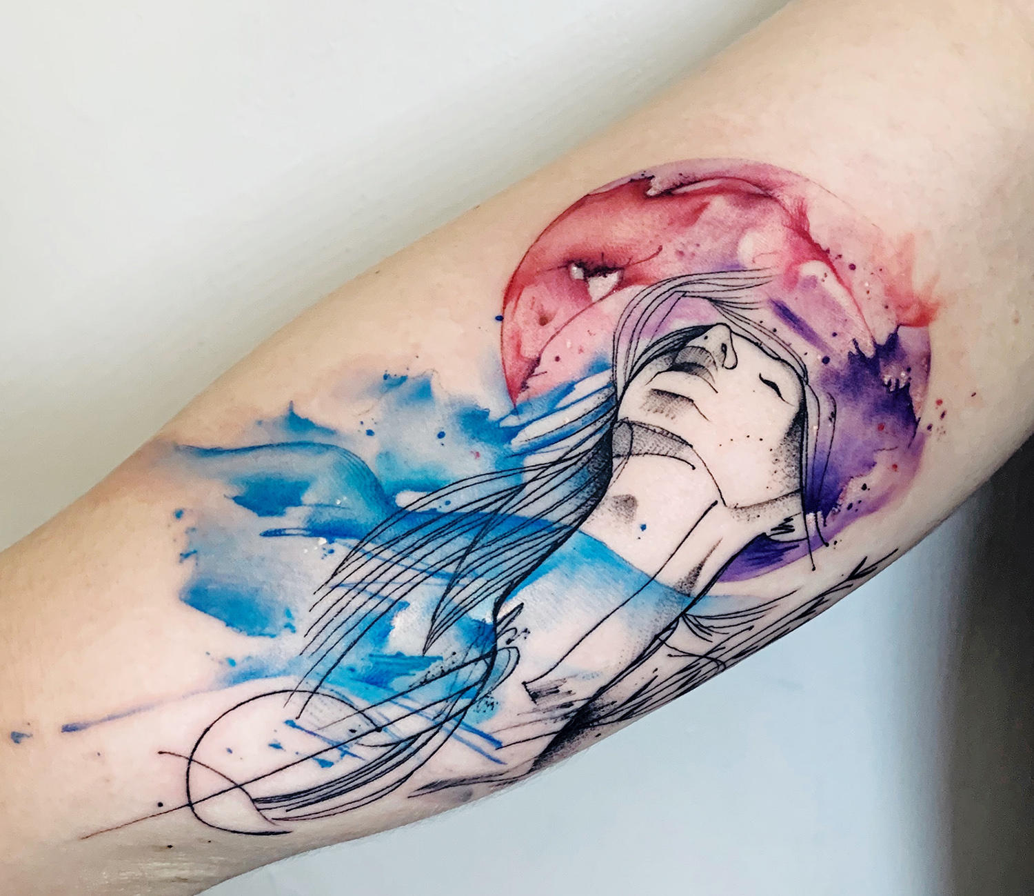 40 Watercolor Compass Tattoo Designs For Men  Cool Ideas