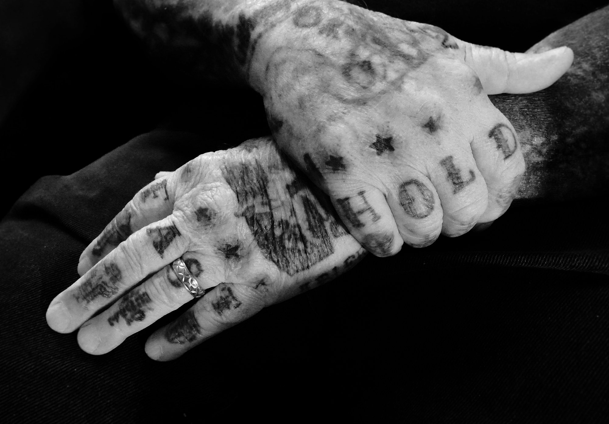 Good Time Charlie: Photo of Hands by Adriana the Tattoo Journalist, tattooed hands