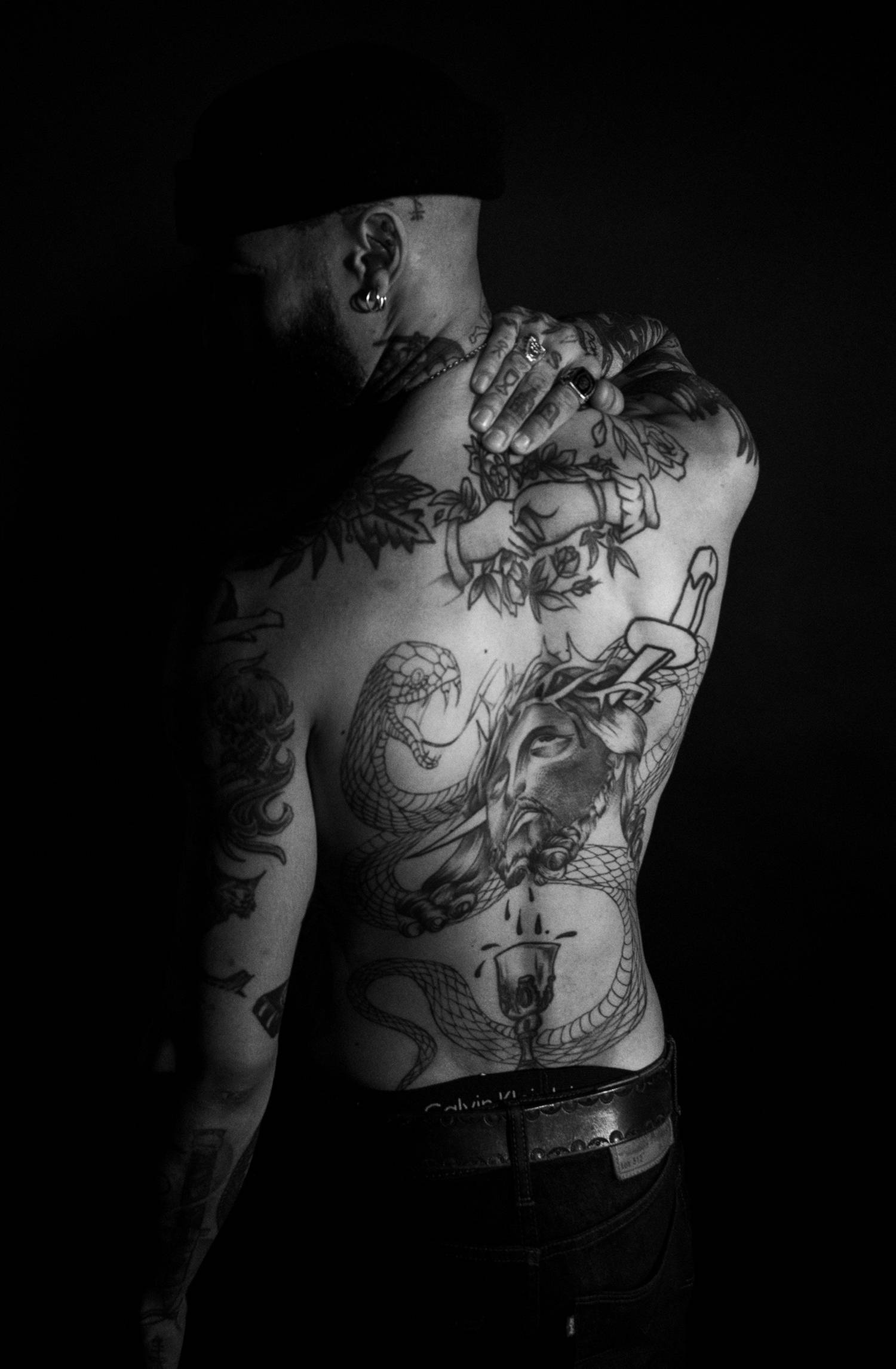 back tattoos, prison style on delphin musquet (dealwithdolphin) tattoo artist