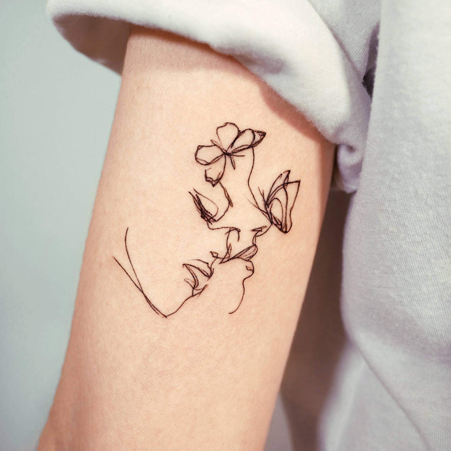 Minimalist Tattoo Series by Mo Ganji Shows Depth of Line Tattoos