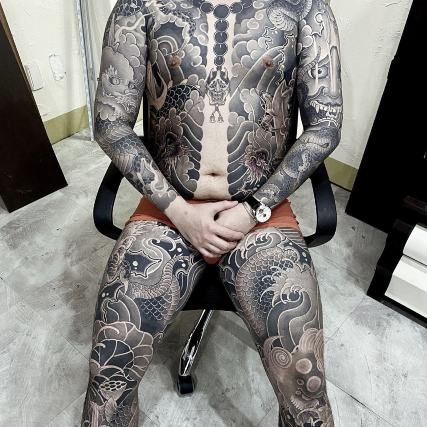 blackwork bodysuit  All Things Tattoo