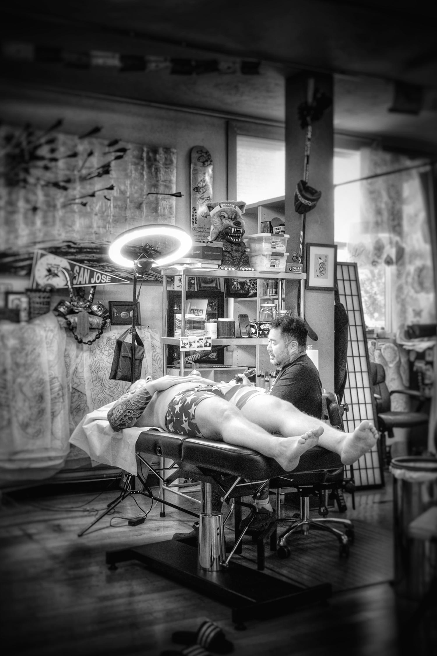 Connection with the customer is crucial to the tattooing process