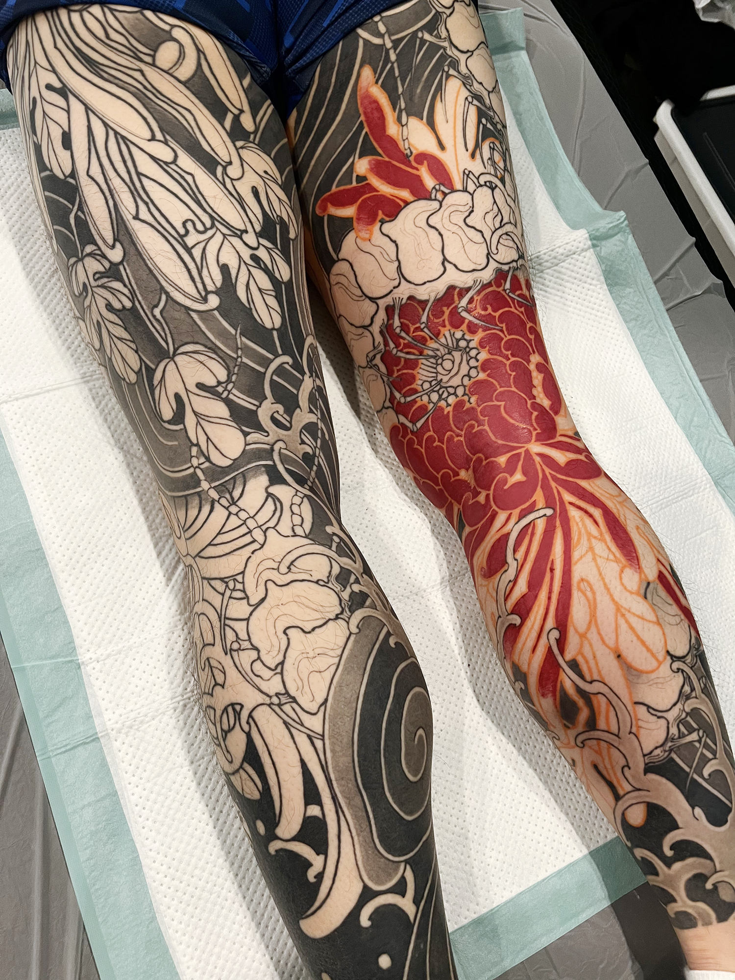 Leg sleeves in development by Jehoo.