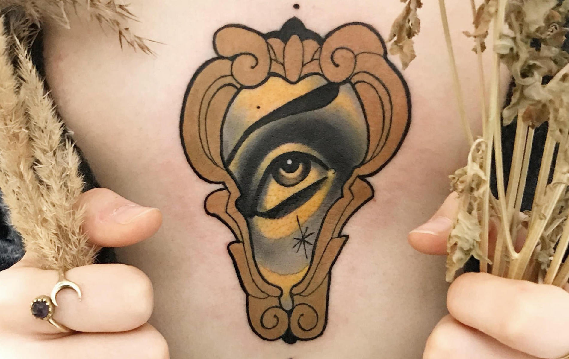 eye neo traditional tattoo