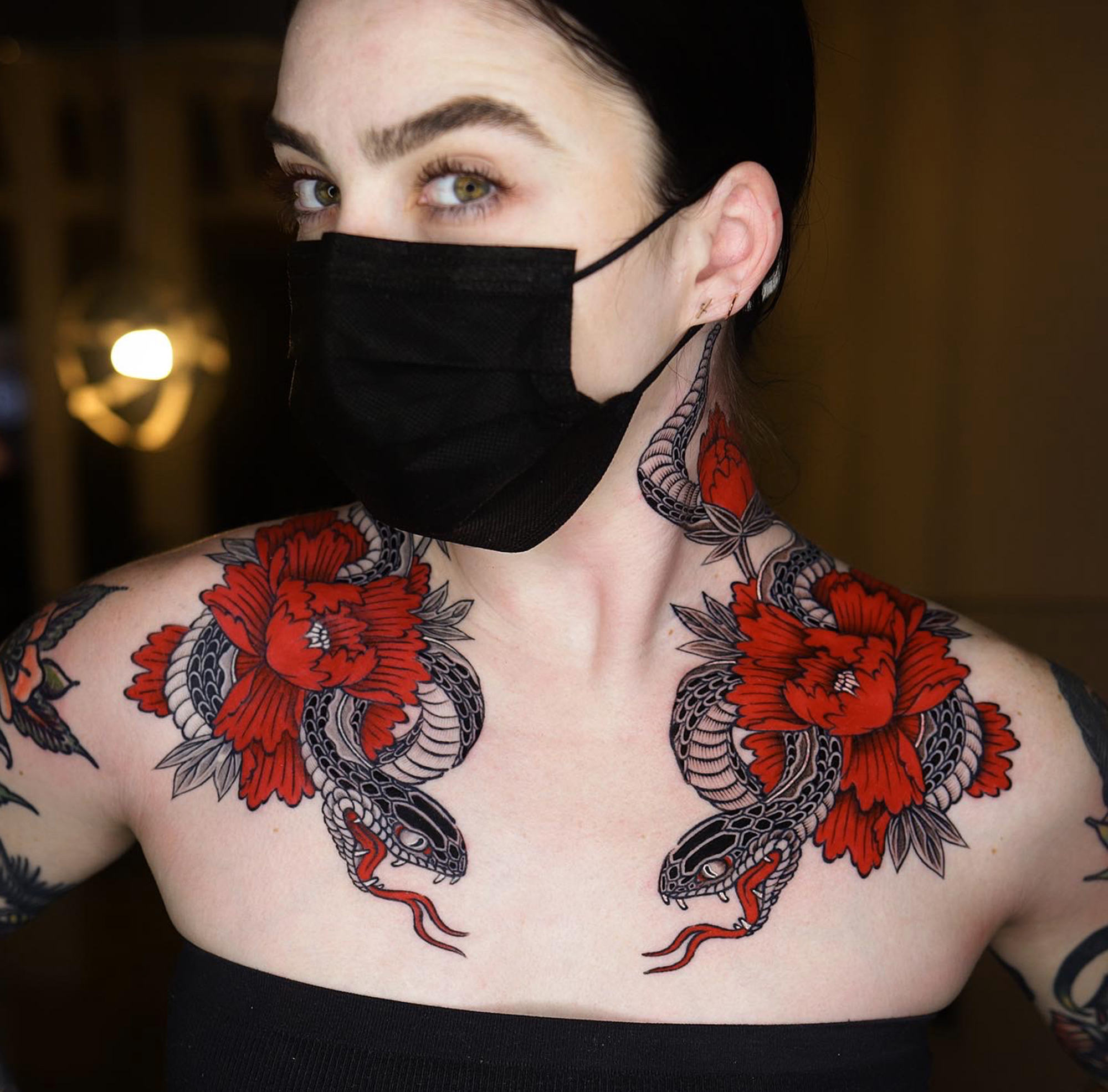 Japanese Ink on Instagram Black and red is always a classic color combo  S  Tatuajes japoneses Tatuajes japoneses tradicionales Tatuajes de  dragones japoneses