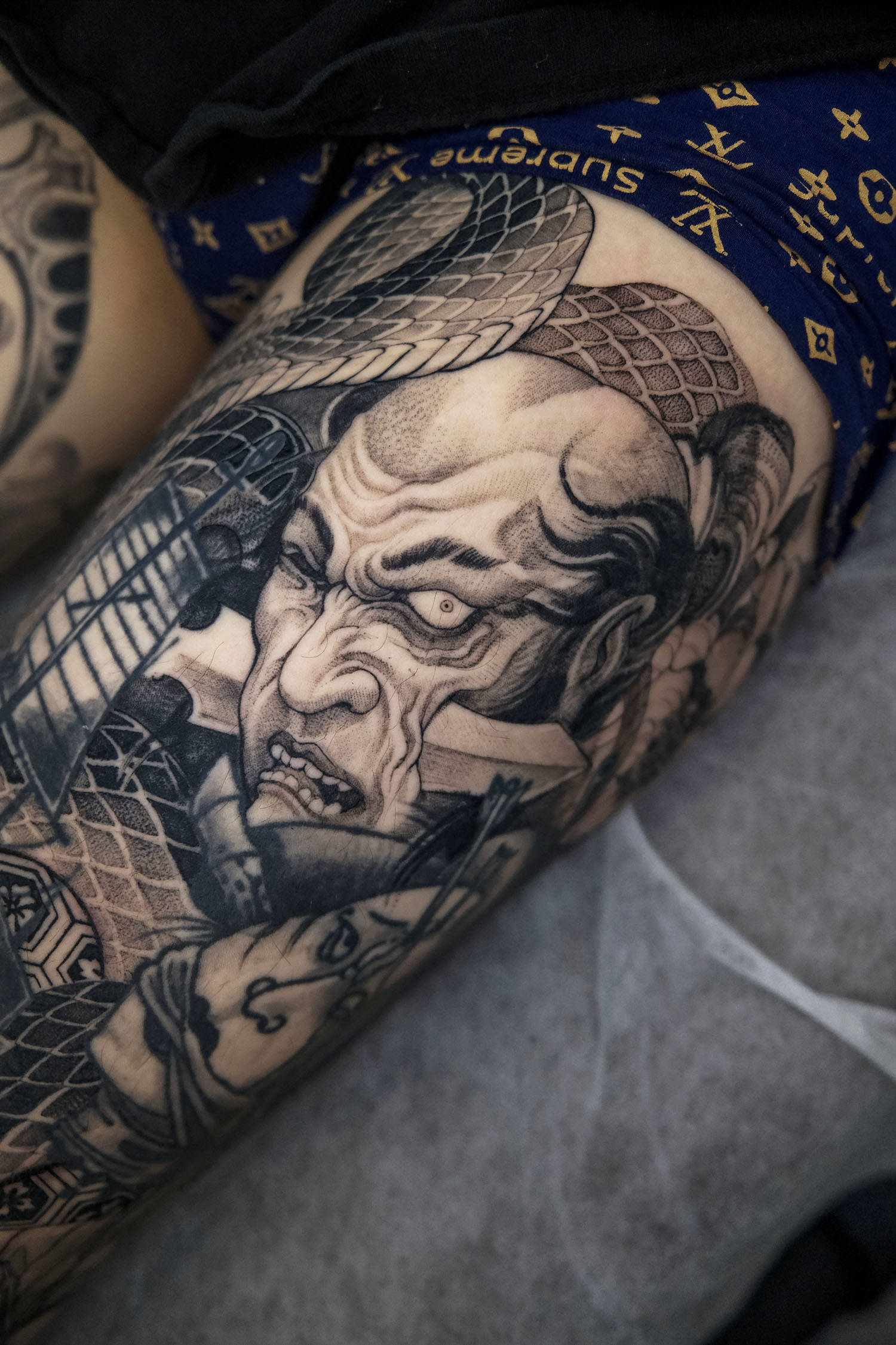 Geisya Of Kyoto severed Head Tattoo Picture