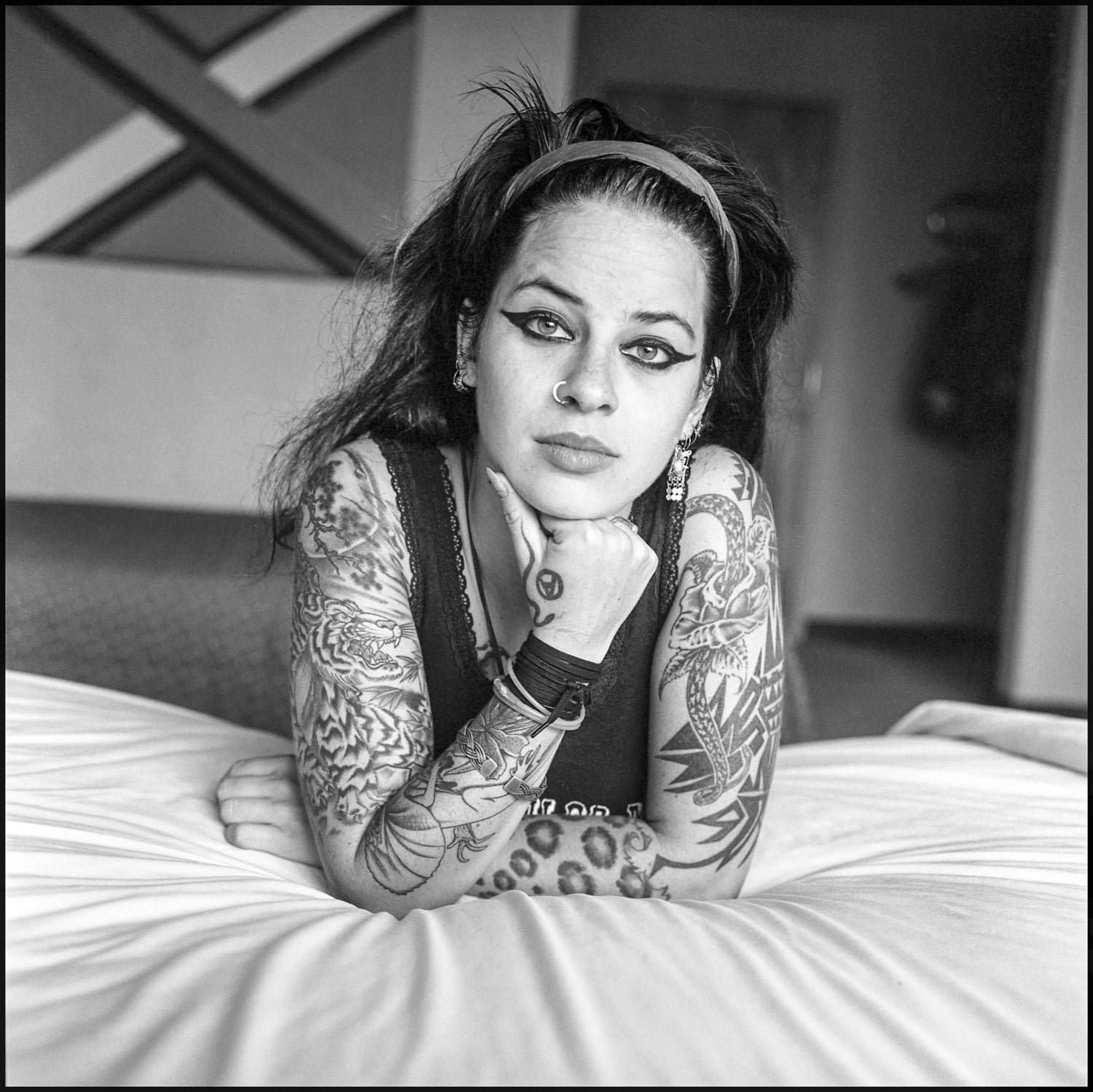 Photo of Alex tattooed women copyright Dianne mansfield