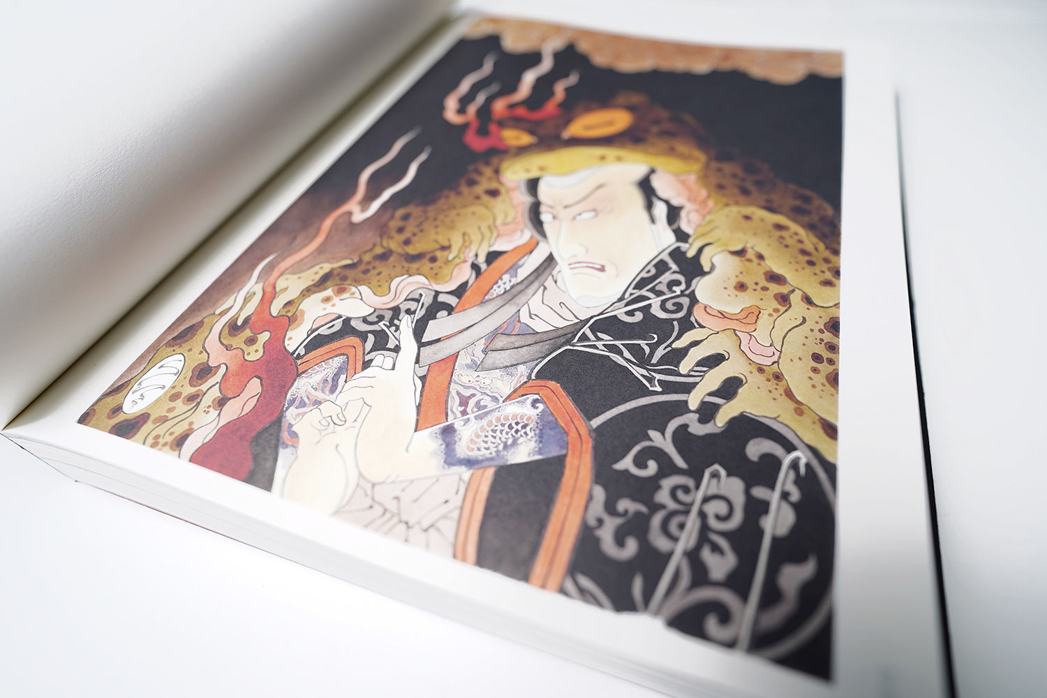 japanese character painting by singapore artist shane tan, kintaro book