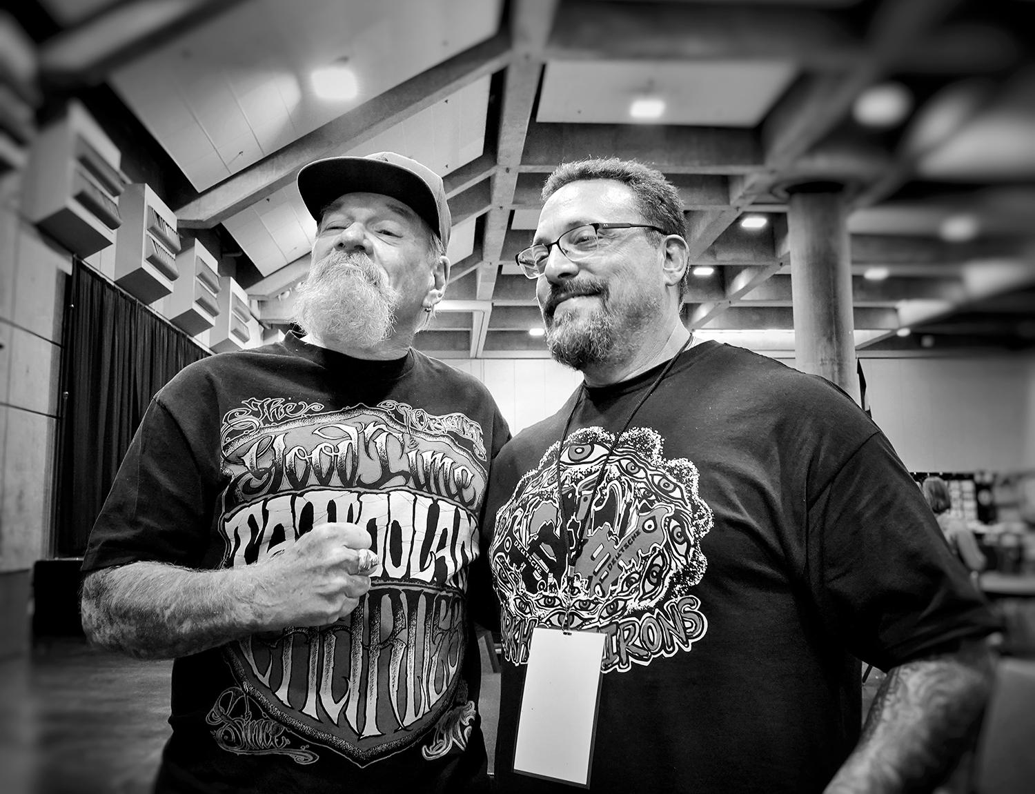 Tattoo legends Jack Rudy and Eddy Deutsche