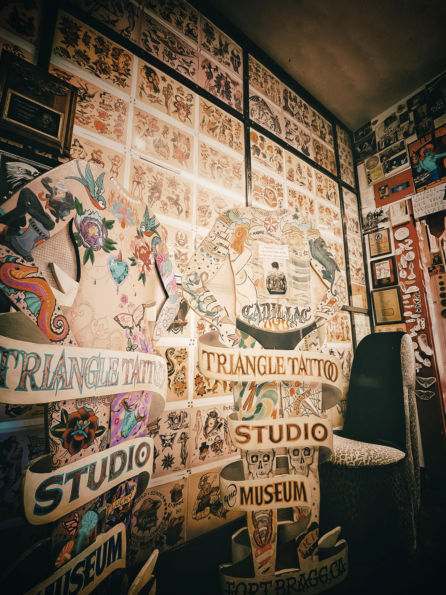 The front of the museum  Picture of Triangle Tattoo and Museum Fort Bragg   Tripadvisor