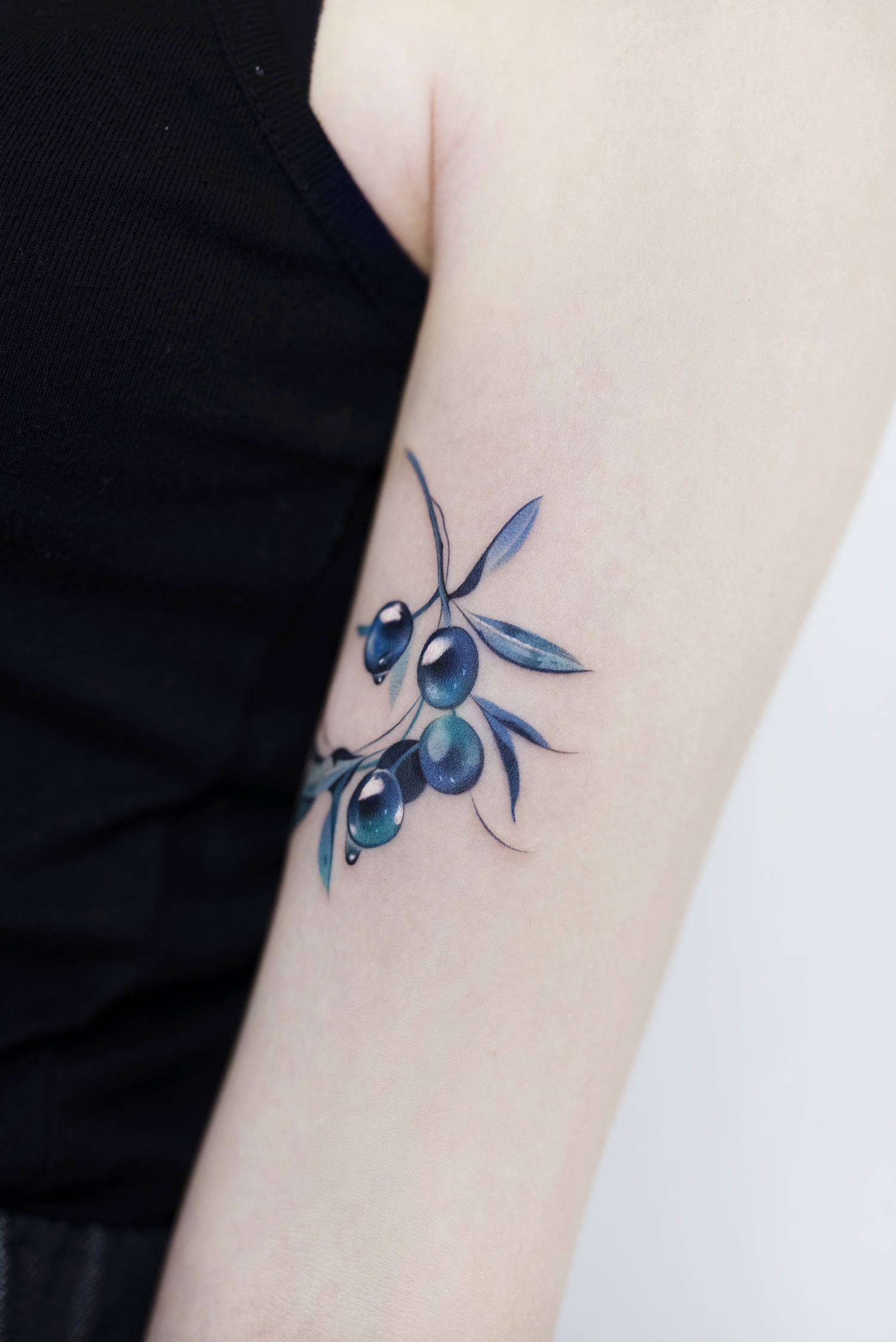 blue olives tattoo