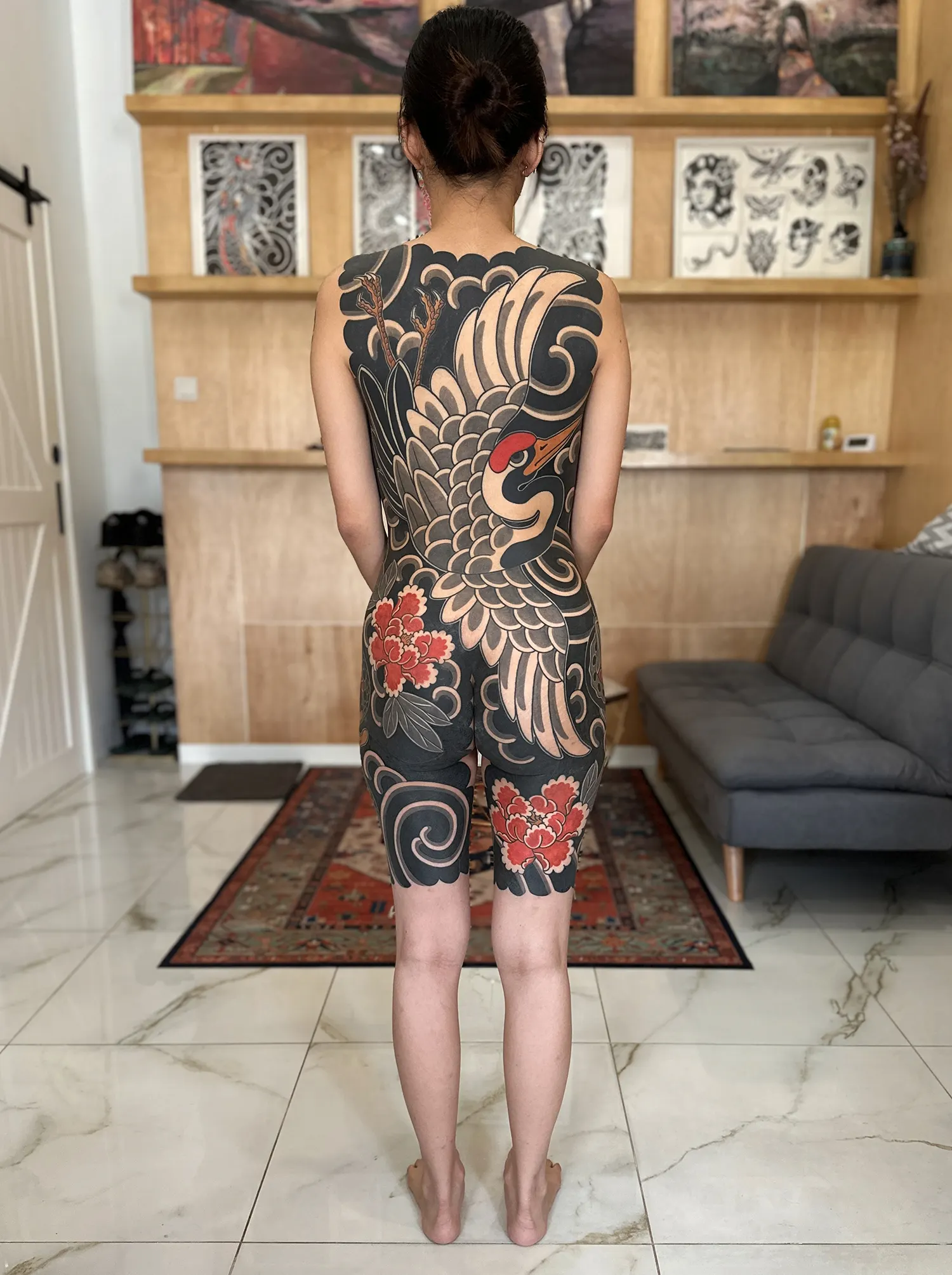 Peace, prosperity, and long life are the qualities that the crane represents