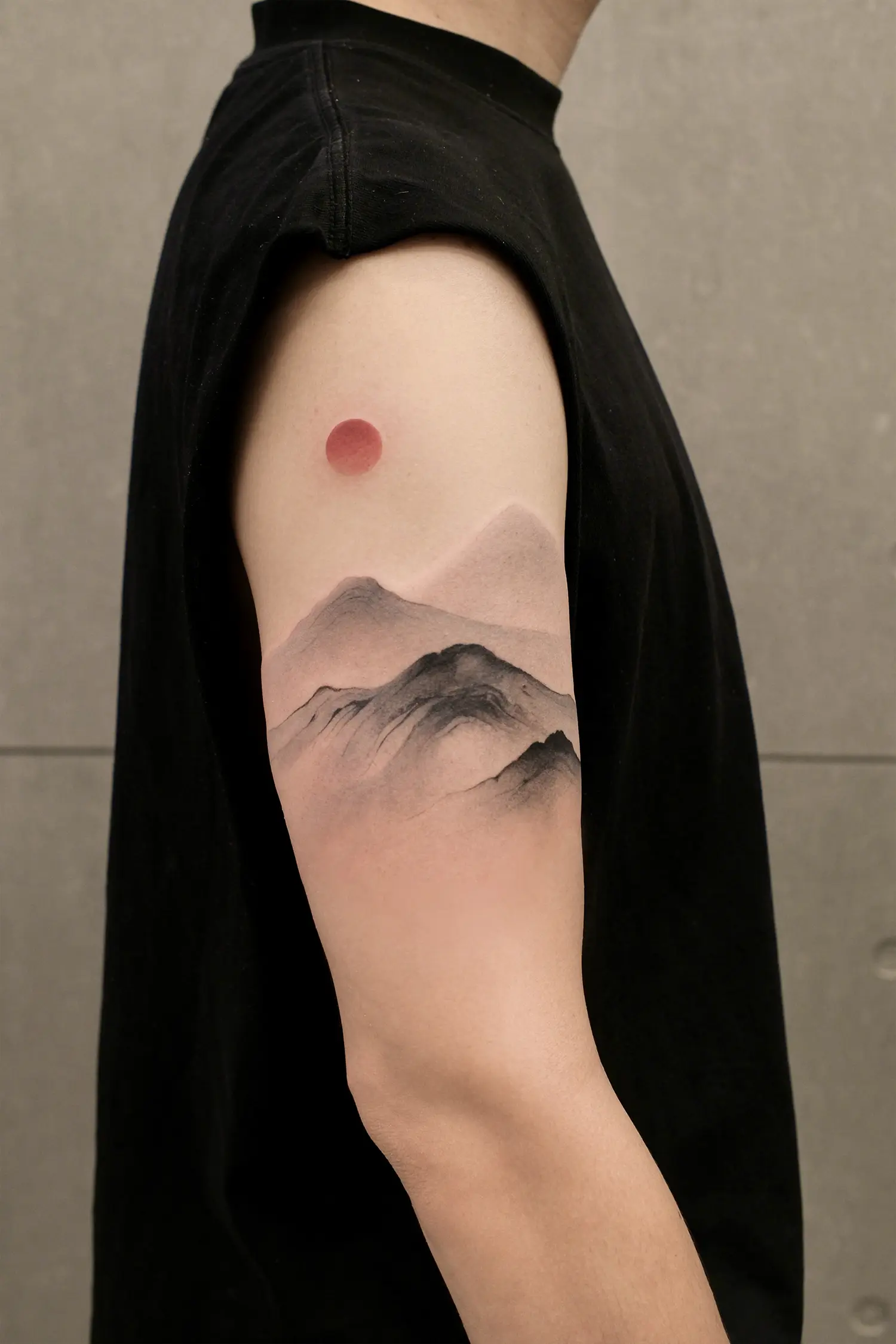 Shanshui, the mountain water image, depicts the balance of Yin and Yang as sturdy, powerful mountains and calm, flowing water