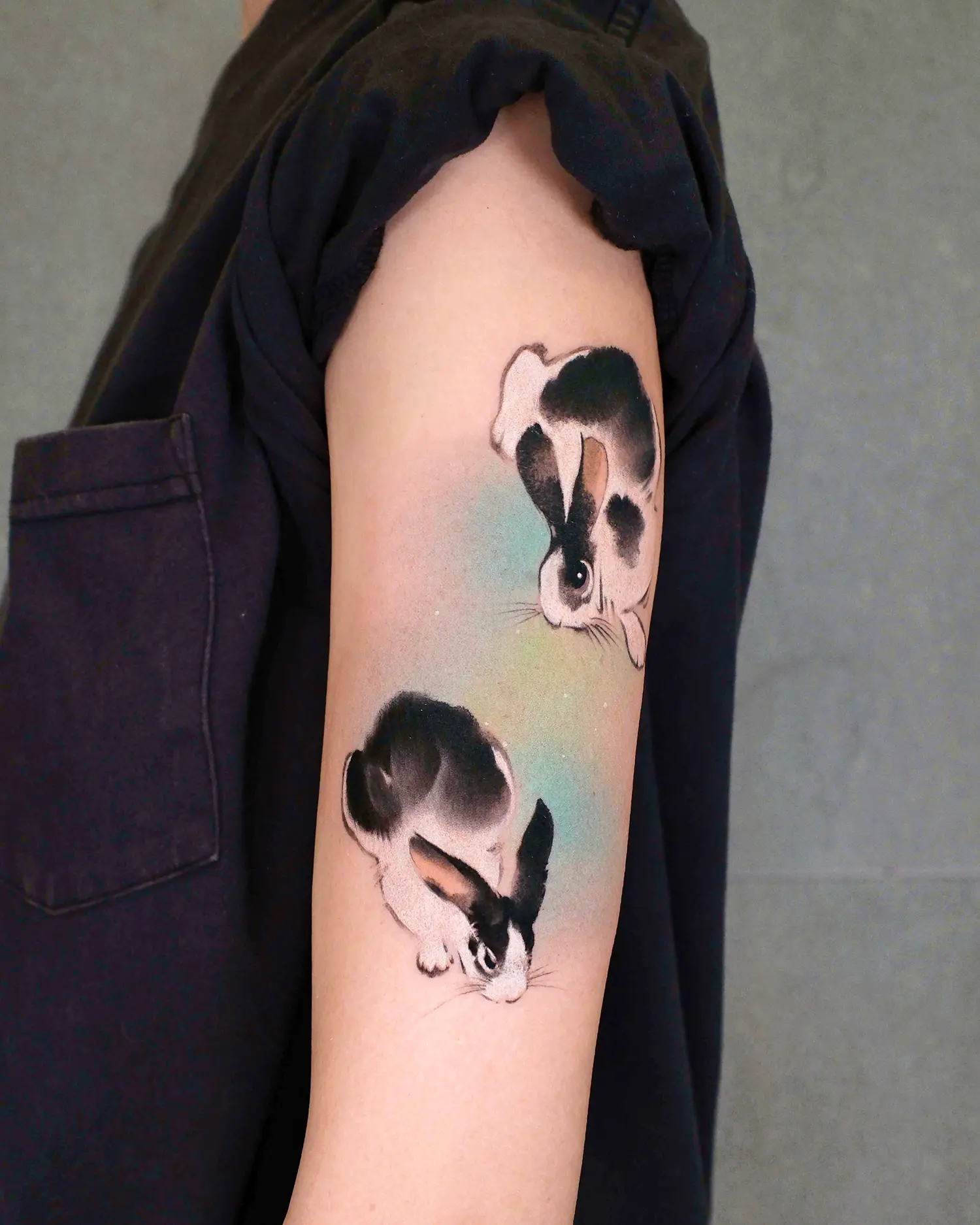 The client and a member of their family were both born in the year of the Rabbit